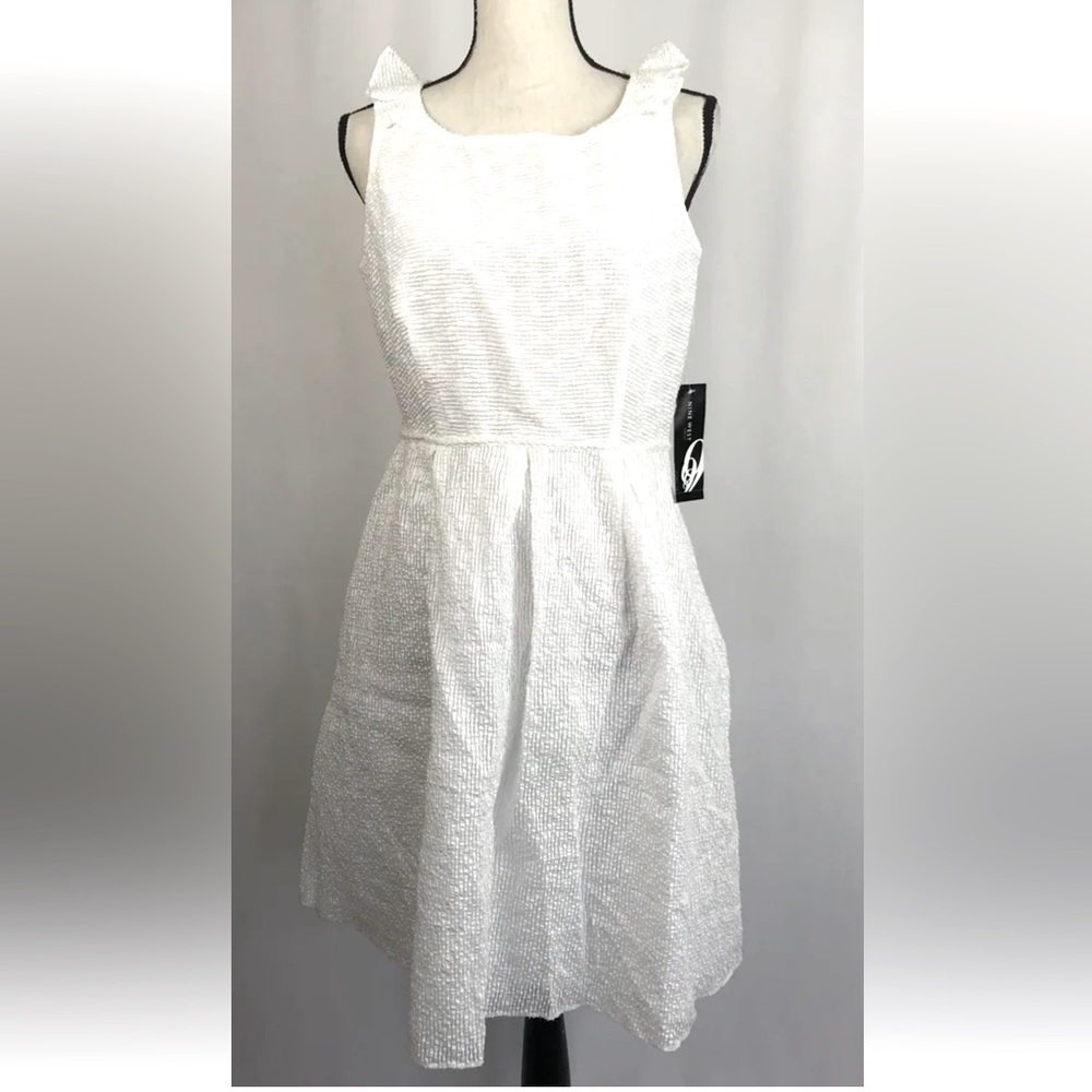 NINE WEST Women's Dress White Sun Dress